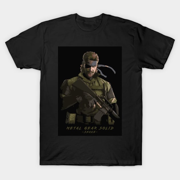 Metal gear solid Snake T-Shirt by Durro